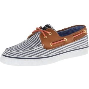GUC Sperry Top-Sider Seersucker Shoes Size 7